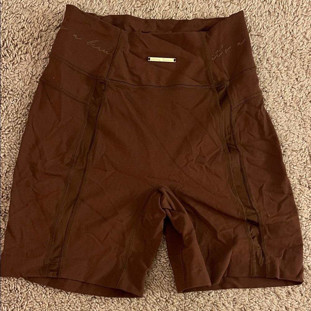 Gymshark Brown Bike Shorts